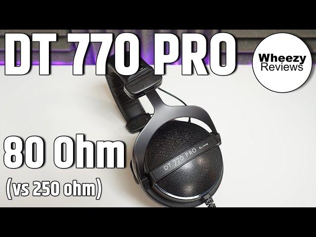 Beyerdynamic DT 770 Pro 80 Ohm Review - I like this one better