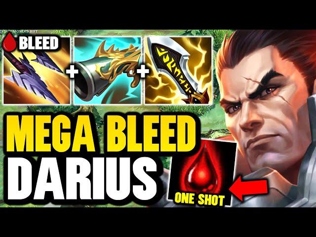 DARIUS BUT MY PASSIVE ONE SHOTS YOU FROM FULL HEALTH! (PENTAKILL WITH BLEEDS)