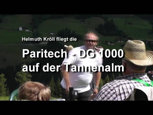 DG1000 von Paritech auf der Tannenalm