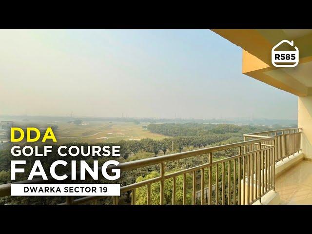 Golf Course Facing 3 BHK DDA HIG Flat for rent in Dwarka Sector 19 | BRS RENTALS R585