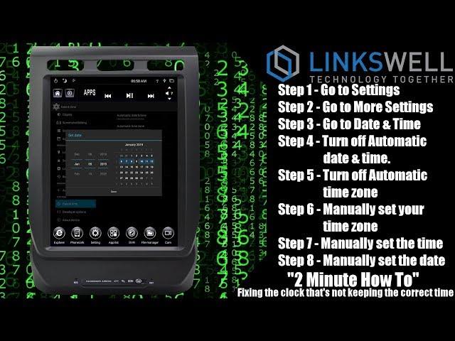 LinksWell Inc T-Style Radio "2 Minute How To" - Fixing the clock that wont keep time