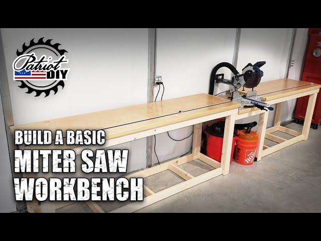 Basic Miter Saw Workbench / Miter Station PART 1