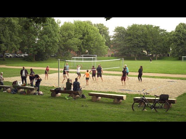 Eröffnung des Volleyballplatzes an der Bürgerwiese in Grevesmühlen