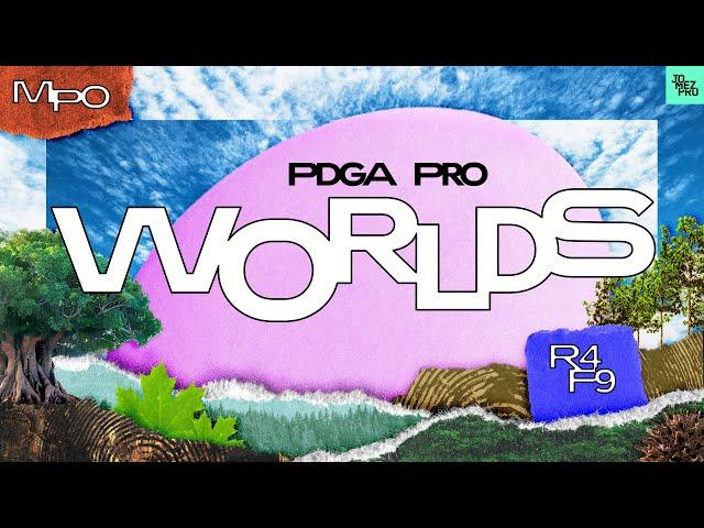 2024 PDGA Pro Worlds | MPO R4F9 | Robinson, Anderson, Anttila, Taylor | Jomez Disc Golf