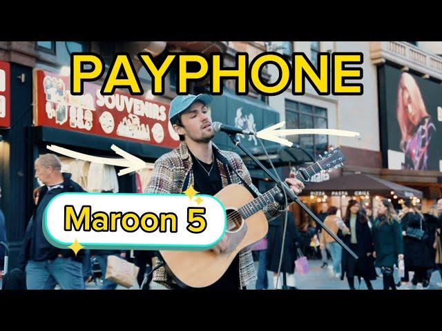 INCREDIBLE singer makes people STOP!  |  Maroon 5 - Payphone