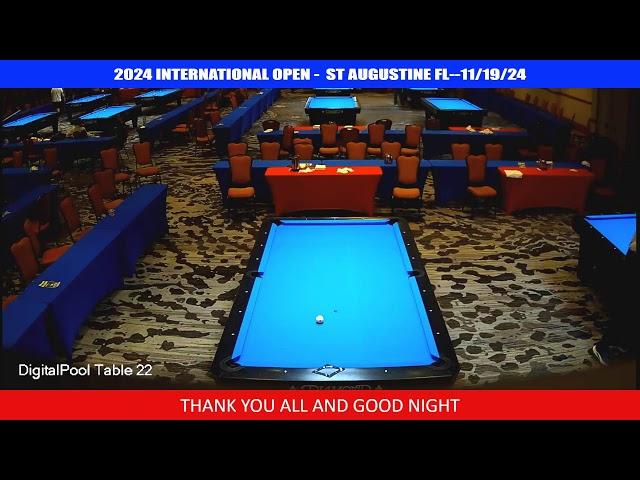 The International Open 2024 -SHANE VAN BOENING 841 VS JAN VAN LIEROP 776