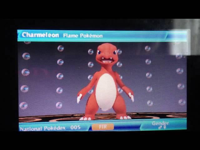 Pokedex 3D pro. Charmander, Charmeleon and Charizard.