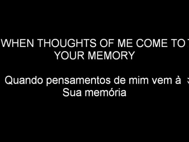 When you think of me - Lyrics - Legendado - Misty Edwards