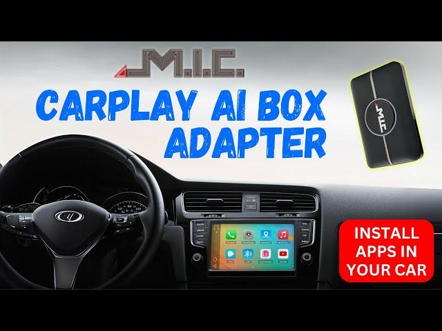 MIC CarPlay AI Box Adapter 2024 HDMI PRO model  |  UNBOXING REVIEW