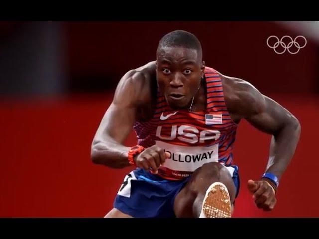 Grant Holloway flying in 110m hurdles heats | WORLD ATHLETICS CHAMPIONSHIPS