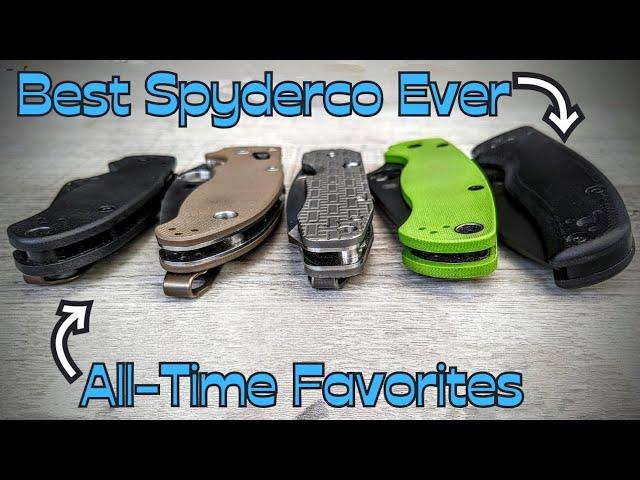 The BEST Spyderco EVER & Top 5 Favorite Spyderco Knives ALL-TIME