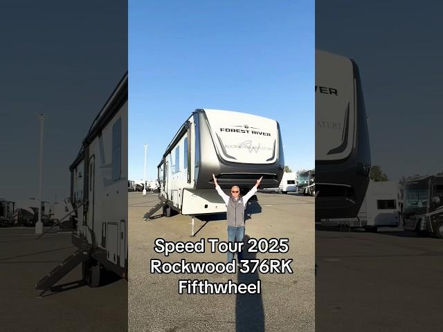 2025 Rockwood Signature 376RK #tinyhome #speedtour #fyp #camping #rockwoodrv #forestriverrv #rvlife