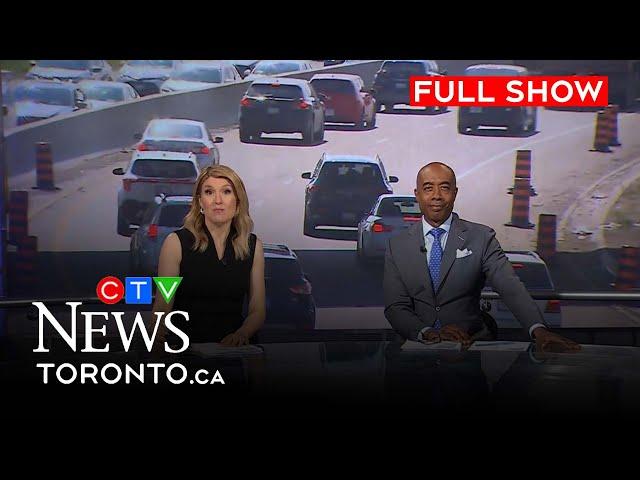 Travel times nearly double on the Gardiner in one year  | CTV News Toronto at Six for June 9, 2025