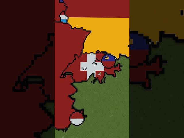 Building Switzerland in 3 Scales #Switzerland #swiss #maps #flags #minecraft
