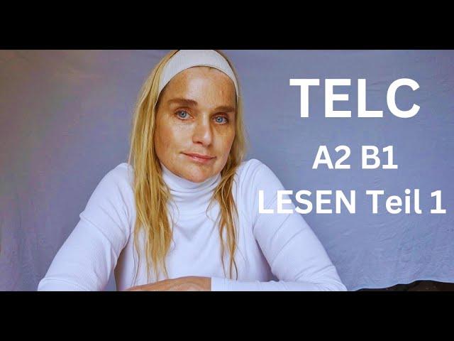 TELC - A2 B1 - Lesen Teil 1 - Prüfungsvorbereitung - Anzeigen verstehen