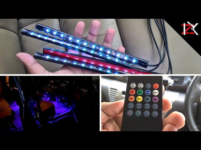 CHEAP Footwell Interior LED Colourful Light Strip Install | Illuminate Your Car | Syncs With Music