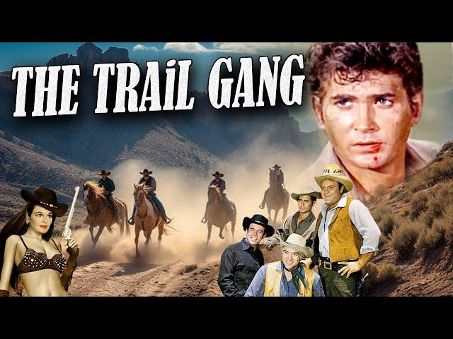 The Trail Gang -American Cowboys Western Full Movie Dan Blocker, Lorne Greene Cine classic show 2024