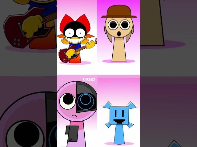 Phase 1VS Phase 2VS Phase 3VS Phase 4 in Incredibox Sprunki # Sprunki#IncrediboxSprunki#shorts