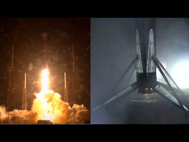 Falcon 9 launches Intelsat G-37 and Falcon 9 first stage landing
