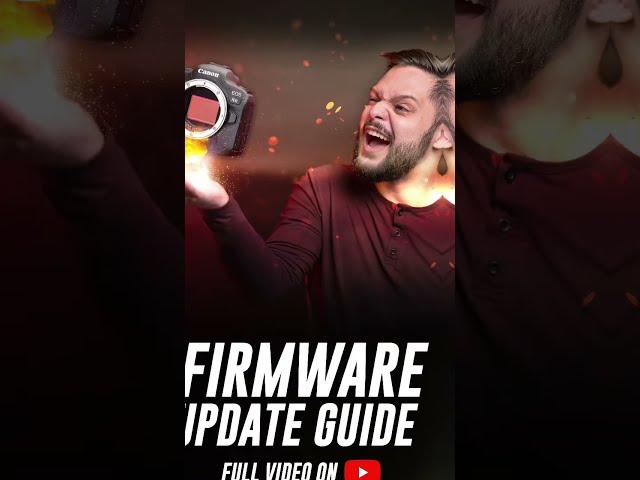 How to UPDATE your Canon Camera firmware // Step by Step