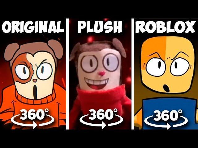 360º VR Fnf Twiddlefinger Original vs Plush vs Roblox