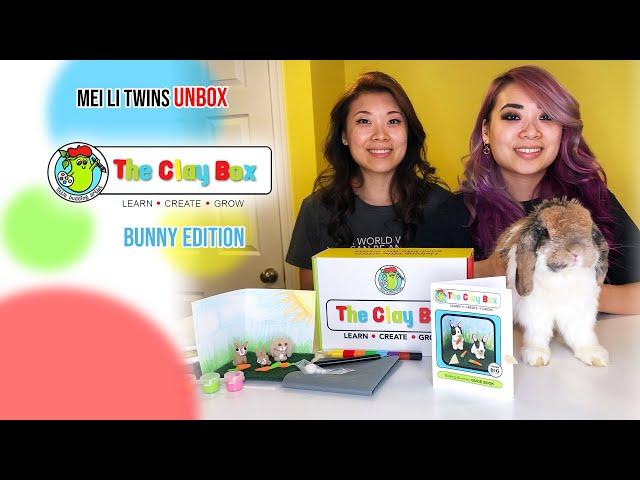 Mei Li Twins Unbox The Clay Box Kids Art Box