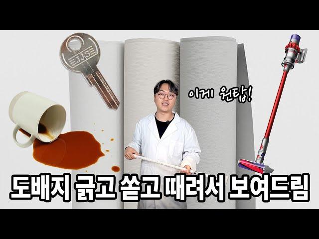 엄청난 격차! 벽지 4종 끝장비교 후 인생벽지 찾아드림!