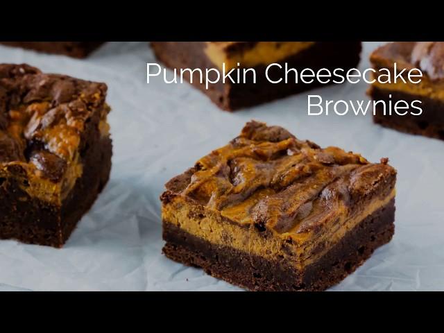 Pumpkin Cheesecake Brownies