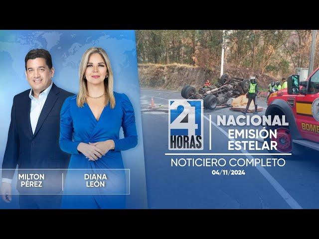 Noticiero de Ecuador (Emisión Estelar 04/11/2024)