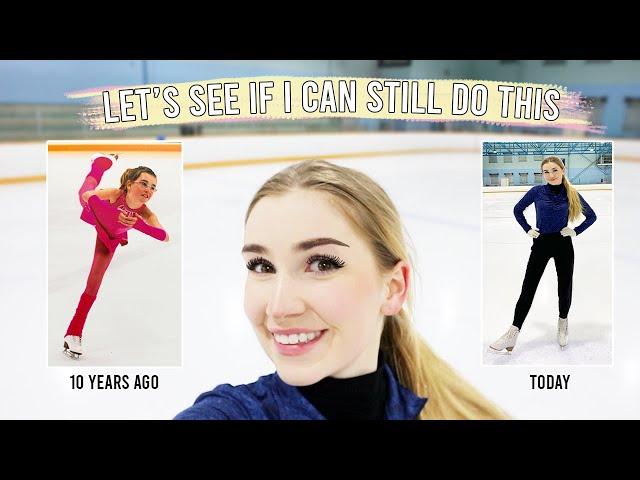 FIGURE SKATING FOR THE FIRST TIME IN TEN YEARS !! *ex competitive skater*