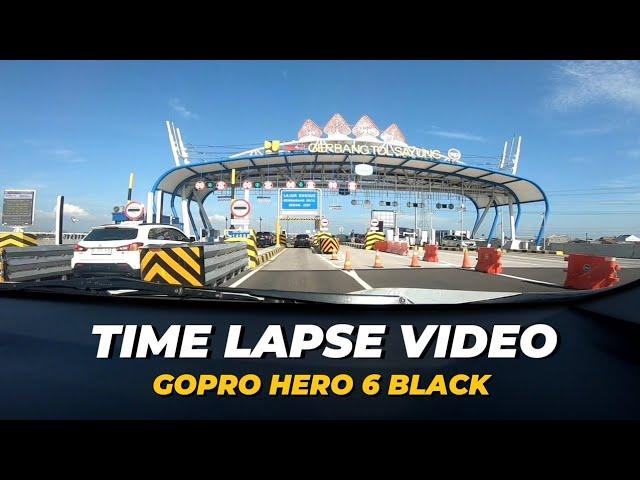 Timelapse Mode Video GoPro Hero 6 Black || Indonesian Highway || Jalan Tol Semarang-Demak