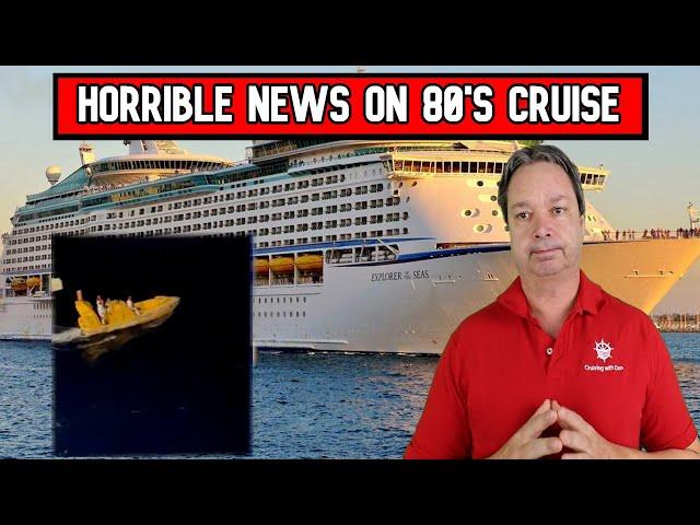 PASSENGER OVERBOARD, ARRESTED IN ARUBA, NO CRUISES IN SANTORINI