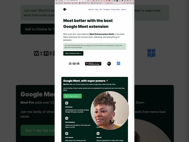 Google Chrome Extensions I Love: Google Meet Enhancement Suites