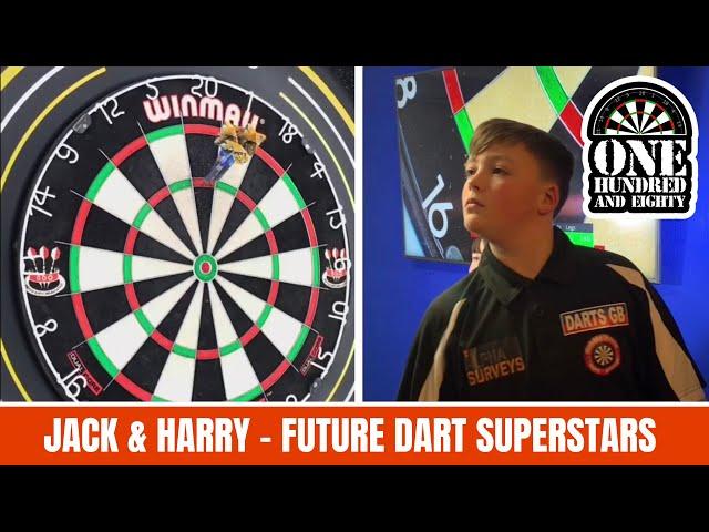 HARRY & JACK - FUTURE DART SUPERSTARS - FUN DAY AT DARTS PLANET TV