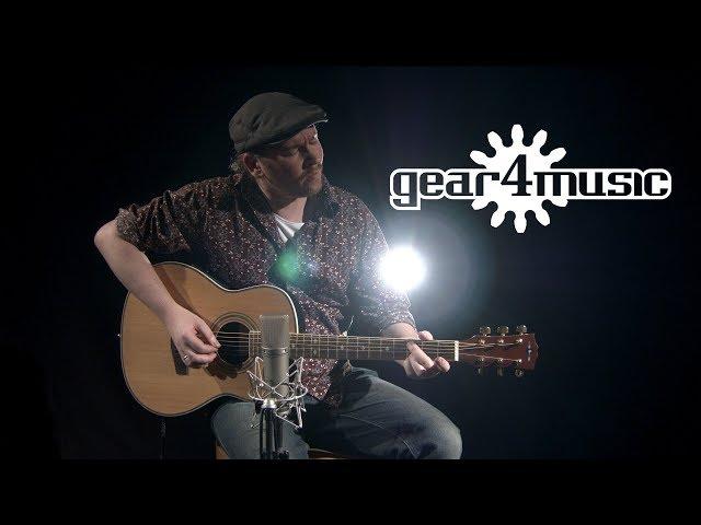 Deluxe Roundback Electro Acoustic Guitar by Gear4music | Gear4music demo