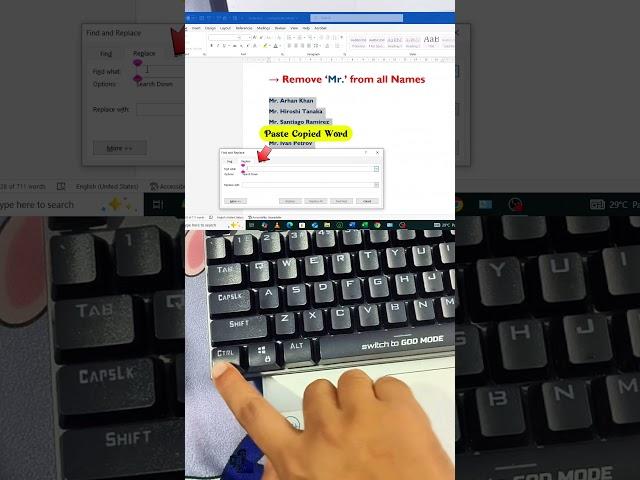 Remove Any Word from Your Entire Document in Seconds – MS Word Secret Revealed! #MSWordTips #Product