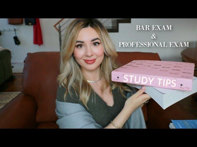 BAR EXAM STUDY TIPS | 10 TIPS FOR HOW TO SLAY PROFESSIONAL EXAMS