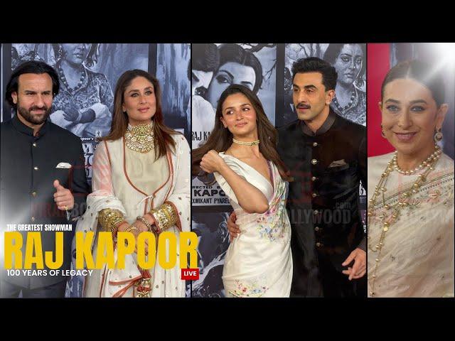 Ranbir Kapoor, Alia Bhatt, Kareena, Saif Ali Khan, Karishma arrives at Raj Kapoor 100ys Legacy