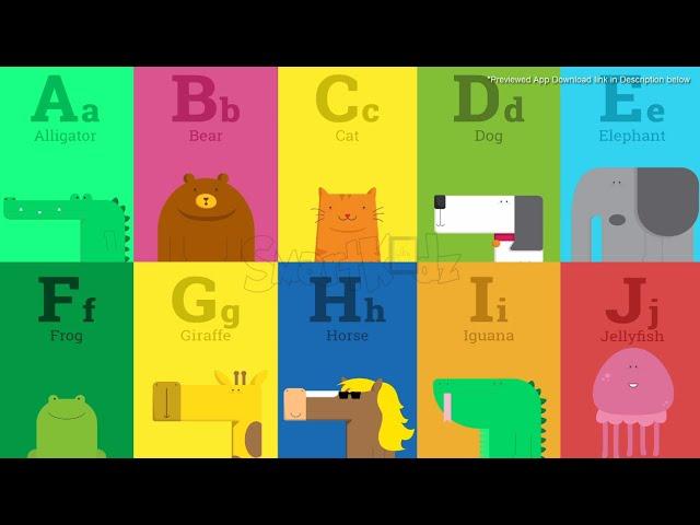 Learn the Alphabet and sing along with 'Animal Alphabet by Little Steps'