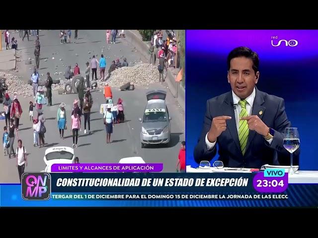 QNMP | Estado de excepción: con decreto, el Gobierno tiene hasta 72 horas para operar