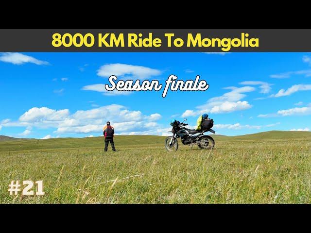 THIS IS IT. 8000 KM Solo Ride to MONGOLIA | EP 21 #silkroadtrip