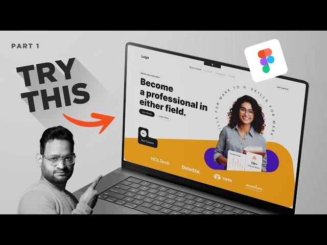UI Design Tutorial in Figma 2024 - Design Modern Website from Scratch #figma #uidesign #uxdesign