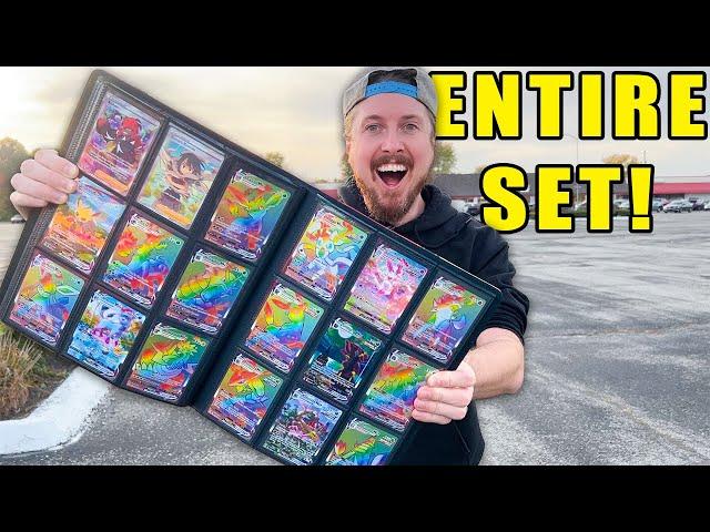 Trading for a 100% COMPLETE Evolving Skies Pokemon Card Binder!