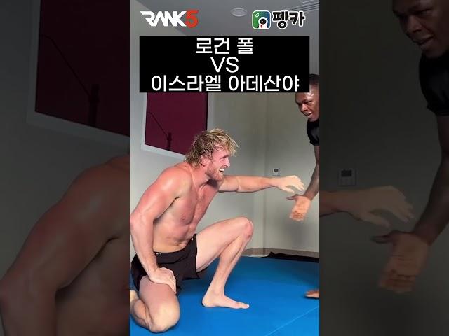 로건 폴 vs 이스라엘 아데산야 그래플링 대결 승자는?