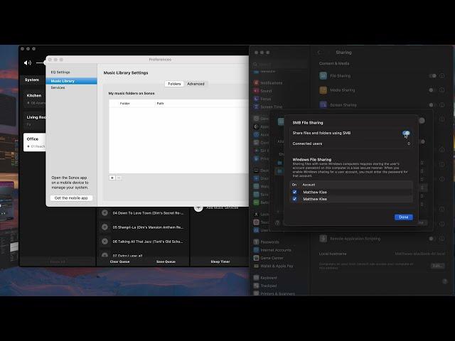 sonos error 913 fix for mac - music library no longer working