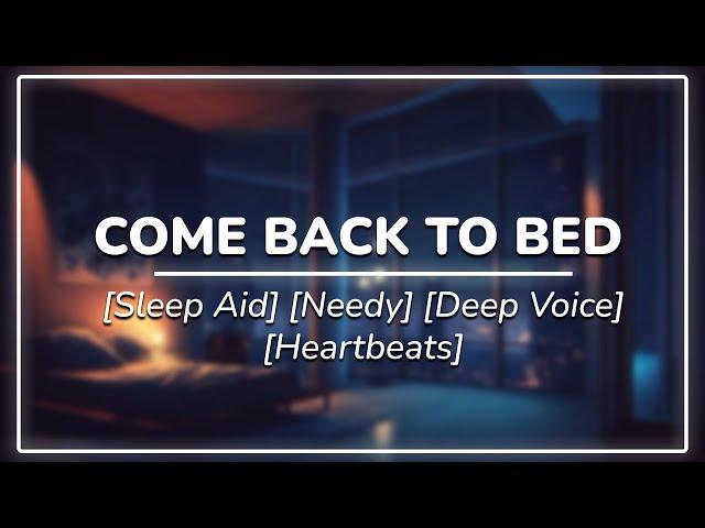 Morning Cuddles with your Needy Boyfriend || Sleep Aid  | Heartbeats | Deep Voice