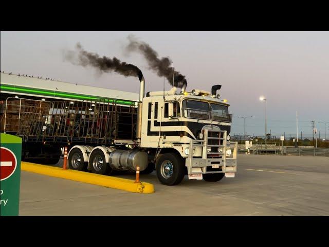 1984 Kenworth K100 with a 8V92 Detroit Diesel