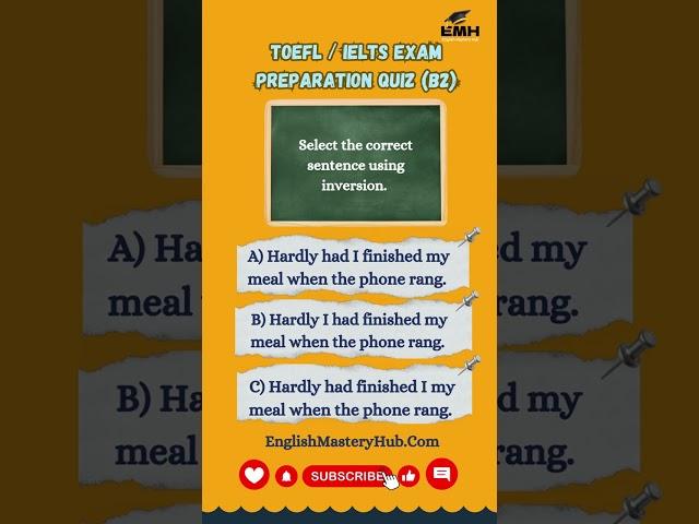 Preparing for TOEFL or IELTS?  #short #free #english
