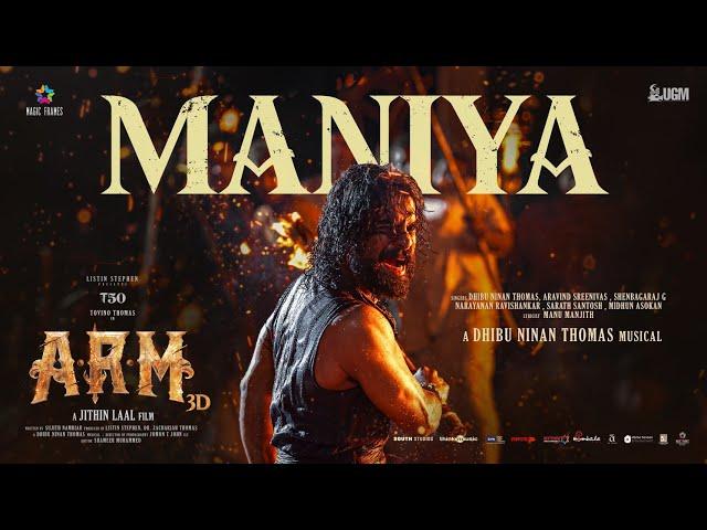 Maniya (Malayalam) - Video | ARM | Tovino Thomas | Jithin Laal | Dhibu Ninan Thomas | Magic Frames