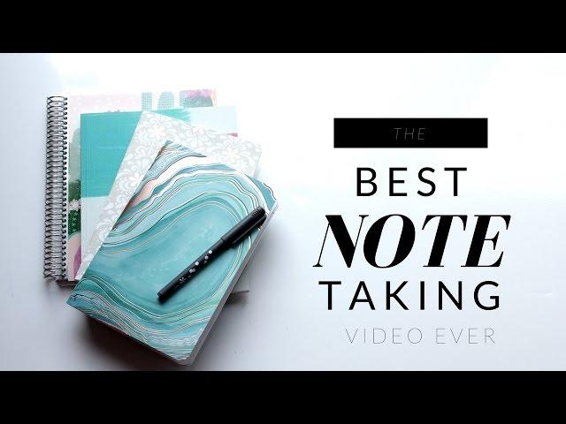 The BEST NOTE TAKING Method! Make STUDYING EASY!